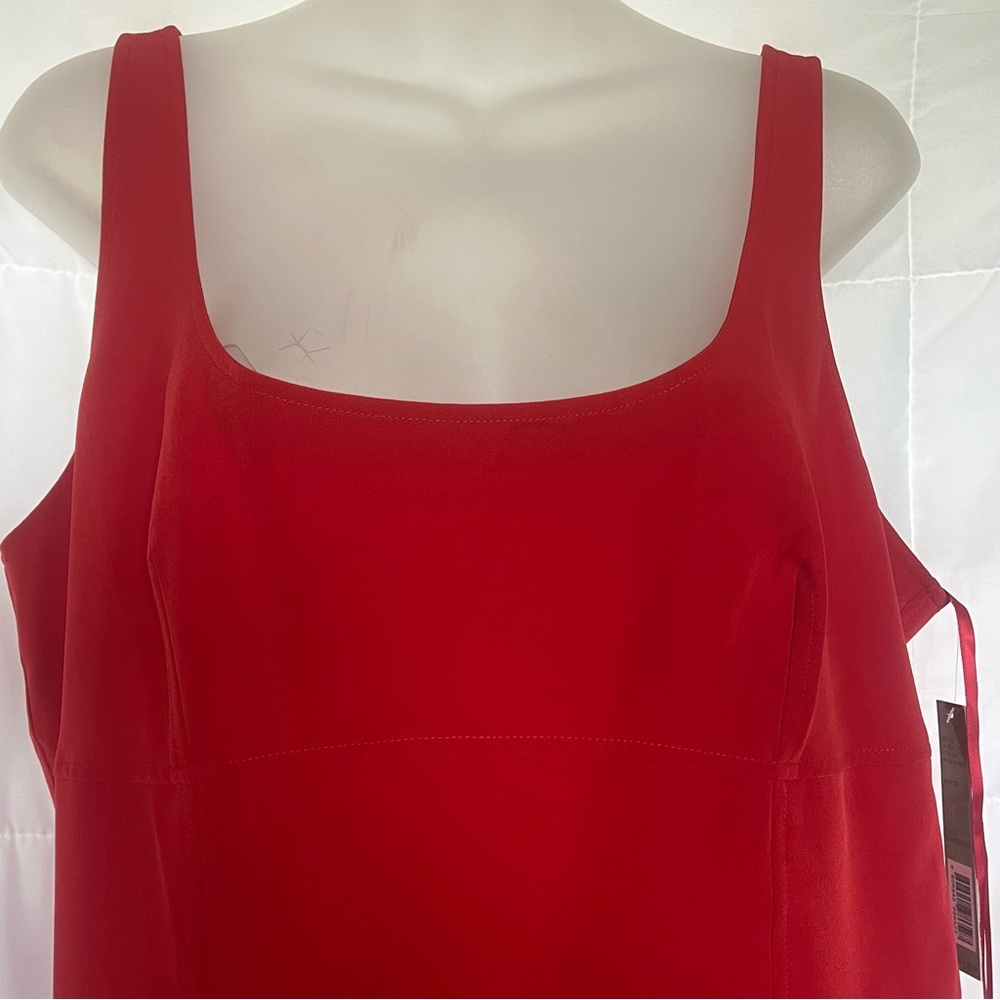 Gianni Bini “Tiger Fever” Bright Red Wide-Leg Jumpsuit – NWT – Size 12 - Picture 2 of 16